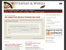 Tablet Screenshot of butterfliesandwheels.org